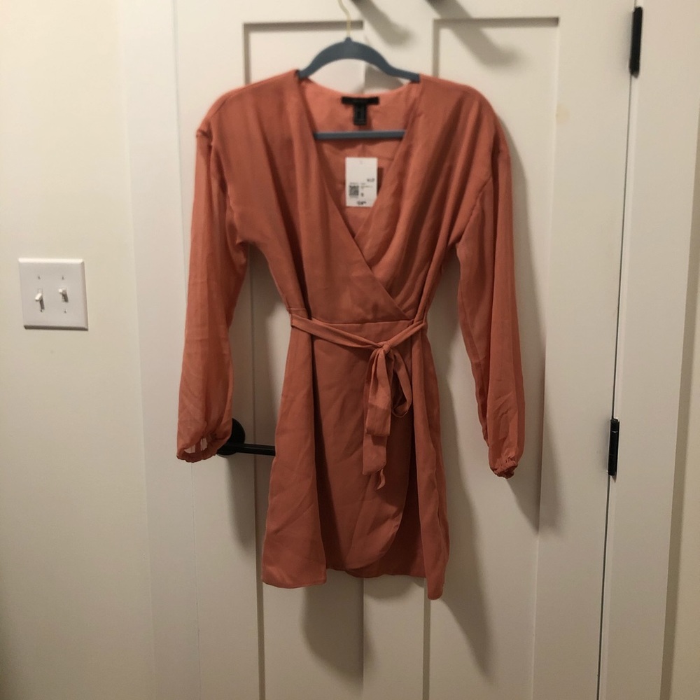 Dusty Pink Long Sleeve Dress